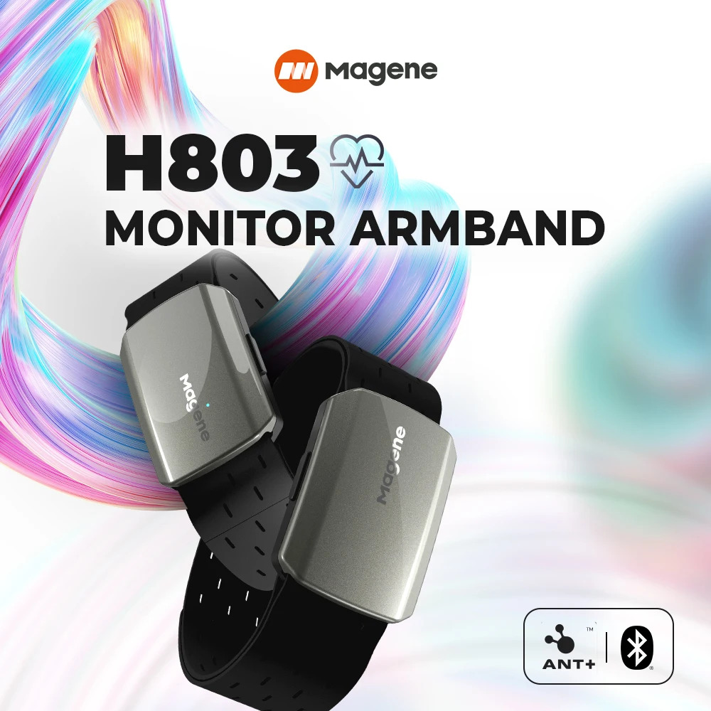 Rugged Sport Strap - เครื่องวัดอัตราการเต้นของหัวใจ Magene H803 แบบสายรัดแขน รองรับโหมดคู่ Bluetooth