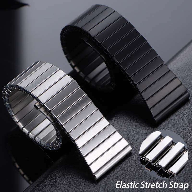 Motorola Smartwatch Accessories - ขยายสายโลหะยืดหยุ่น 20 มม.สําหรับ Huawei สําหรับ Galaxy
