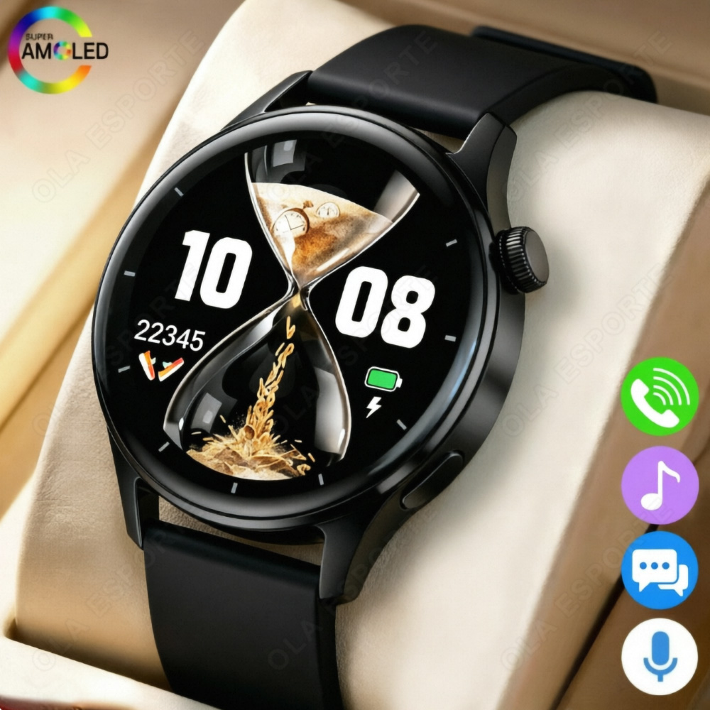 Smartwatch X12 - 2026 ใหม่สมาร์ทวอทช์ผู้ชายผู้หญิงอัตราการเต้นของหัวใจการนอนหลับการตรวจสอบสุขภาพบลูทูธพูดคุยสุภาพสตรีกีฬาสมาร์ทวอทช์สำหรับแอนดรอยด์ ไอโอเอส HW12