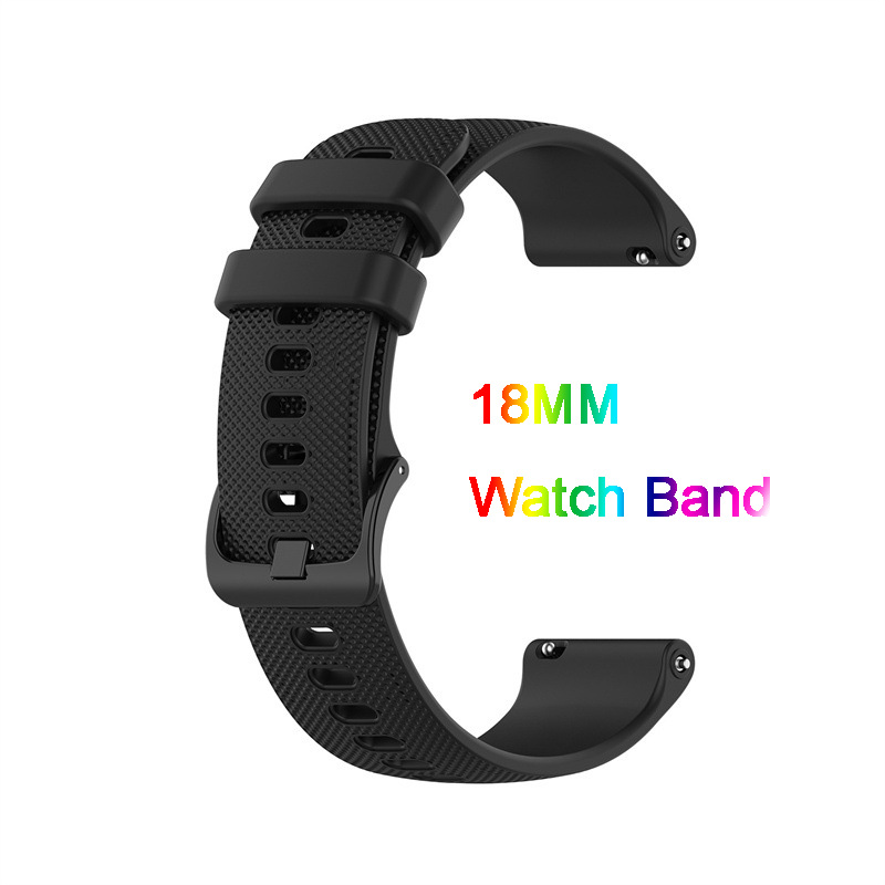 Fossil Smartwatch Accessories - สายนาฬิกาซิลิโคนขนาด 18 มม. ใช้ได้กับนาฬิกา Fossil รุ่น