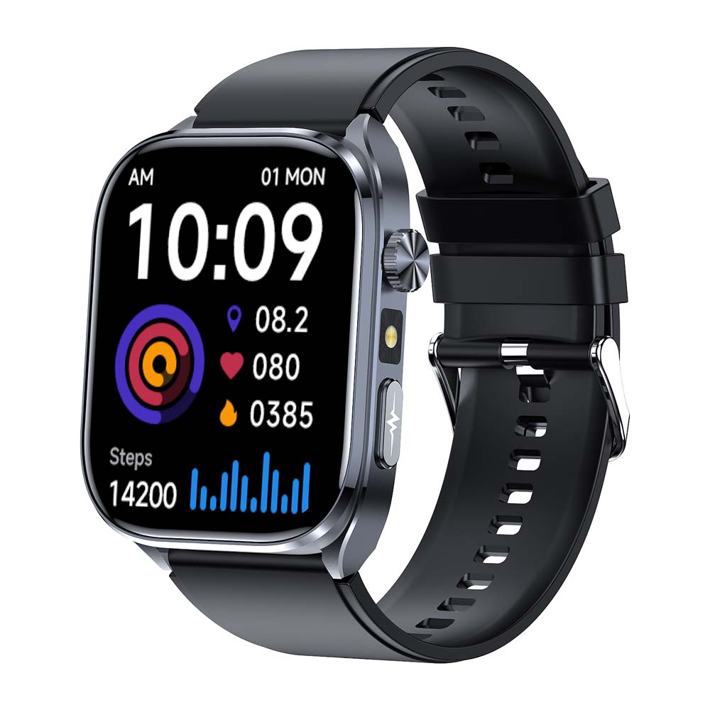 Smartwatch Custom - สมาร์ทวอทช์ติดตามสุขภาพแบบ ECG PPG HRV สำหรับผู้ชายและผู้หญิง รุ่นปี