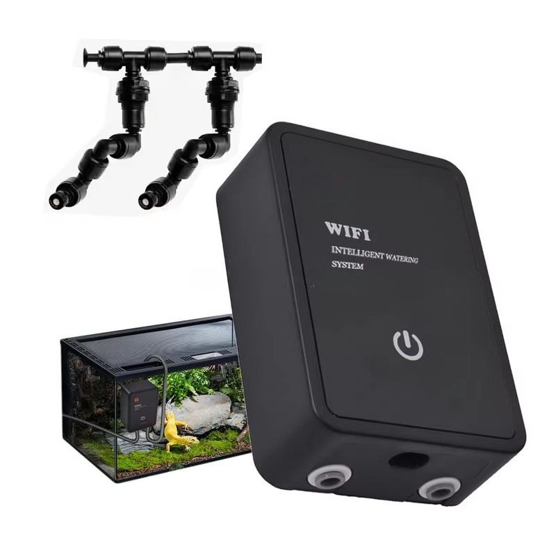 Smart Accessories - อุปกรณ์เสริมสำหรับสัตว์เลื้อยคลานอัจฉริยะ WIFI ระบบพ่นไอน้ำเพิ่มความชื้น ระบบน้ำพุ่งแบบป่าฝน วาล์วพ่นน้ำ ชามน้ำ