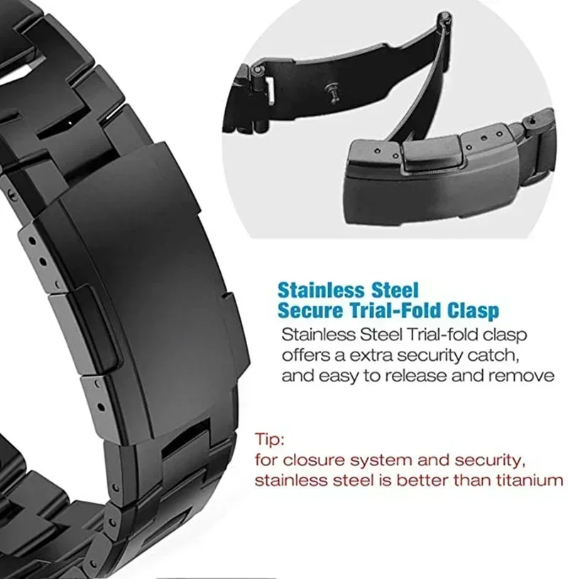 22 26 มม.ไทเทเนียมโลหะสําหรับ  - Motorola Smartwatch Accessories บทวิจารณ์และราคา