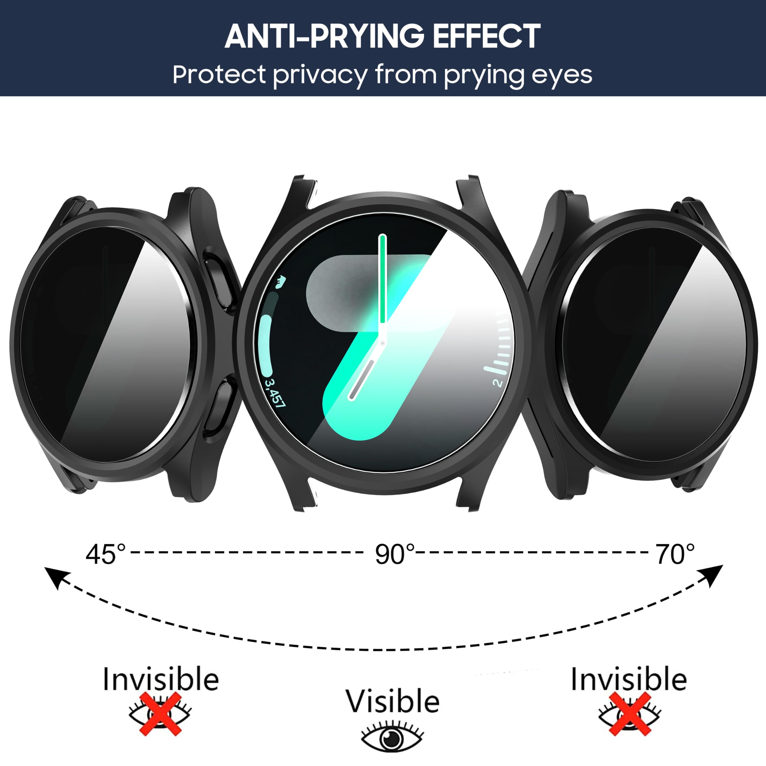กระจกนิรภัย + กรณีความเป็นส่วน - Samsung Smartwatch Accessories บทวิจารณ์และราคา