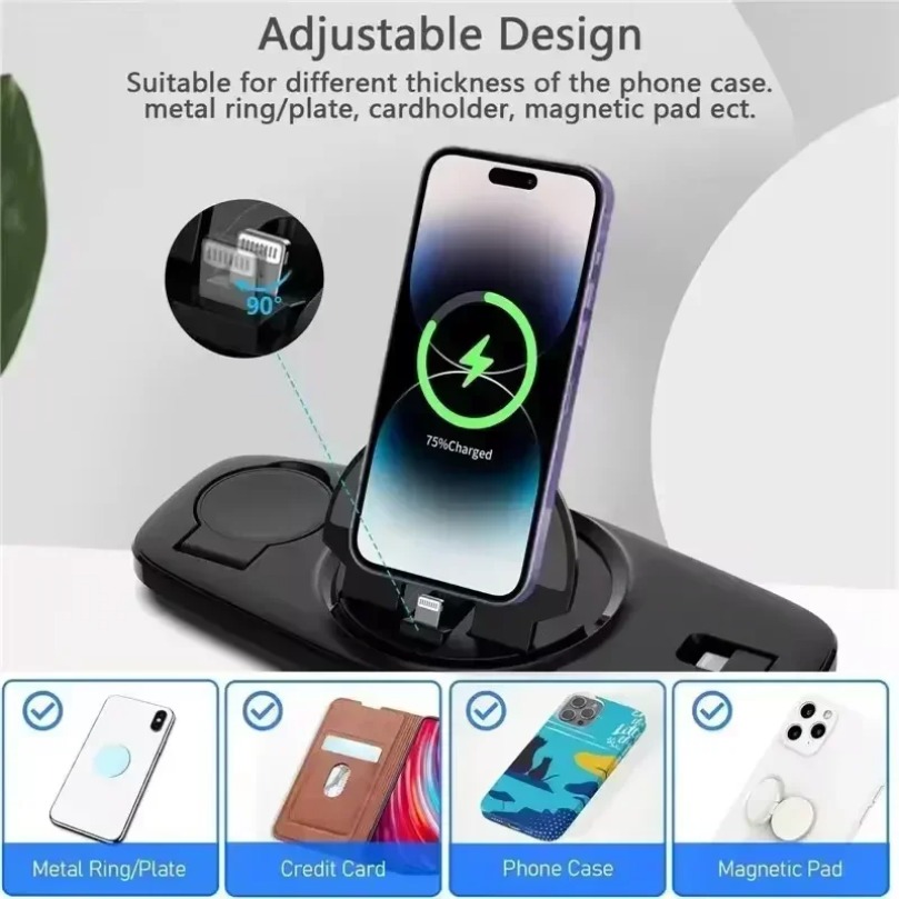 แท่นชาร์จไร้สาย 3 in 1 ชาร์จเร - Smartwatch X12 บทวิจารณ์และราคา