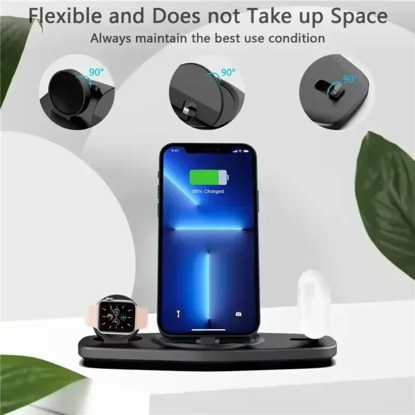 แท่นชาร์จไร้สาย 3 in 1 ชาร์จเร - Smartwatch X12 บทวิจารณ์และราคา