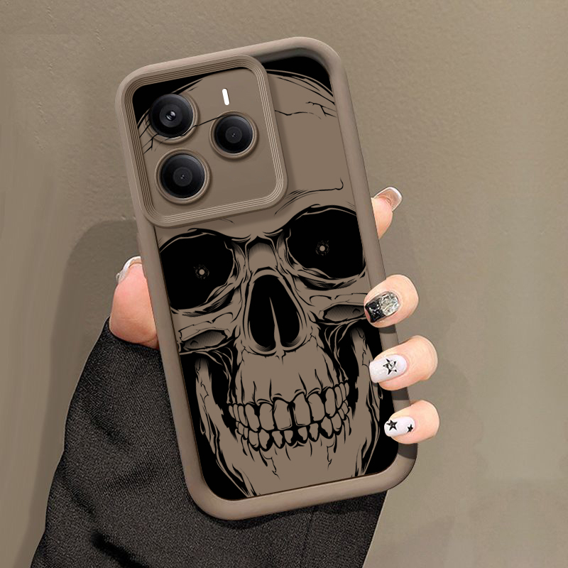เคสโทรศัพท์ลายหัวกะโหลกสีดำเท่ - Xiaomi Redmi Note 13 บทวิจารณ์และราคา