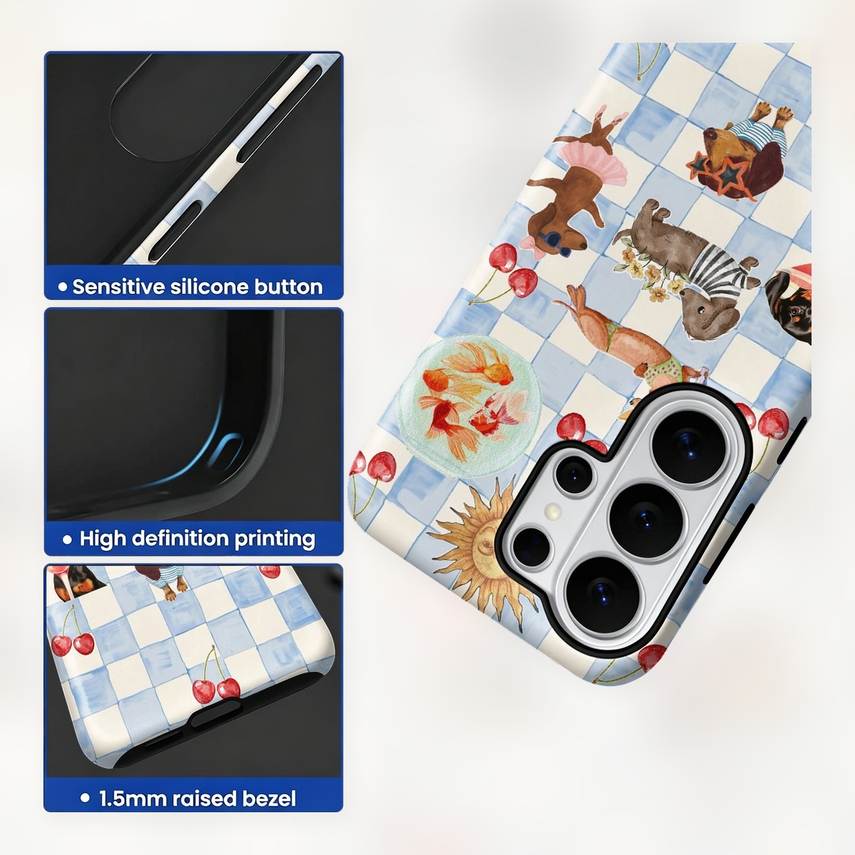 เคสโทรศัพท์ลายสุนัขตลก 2-in-1  - Samsung Galaxy S24 บทวิจารณ์และราคา