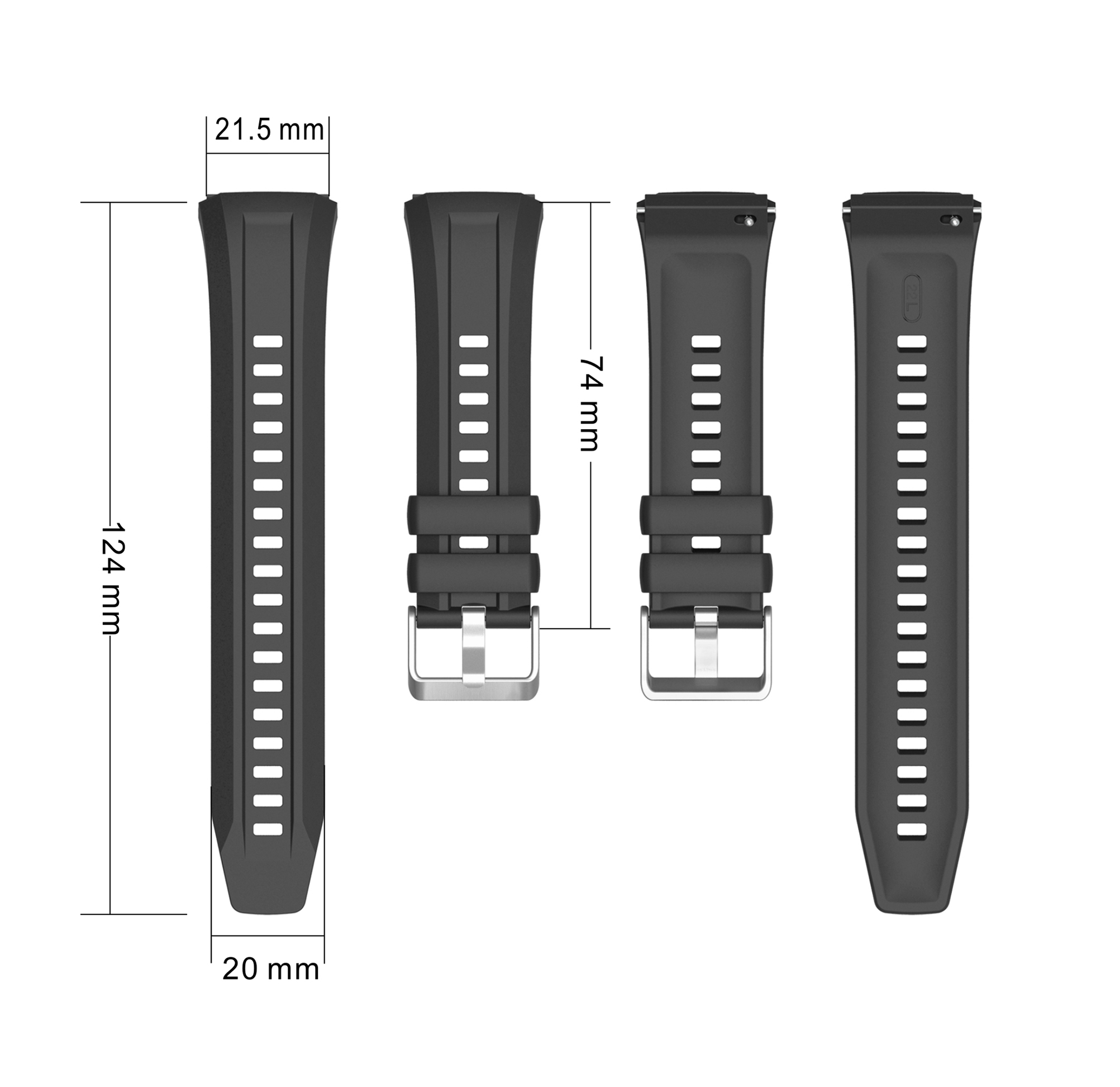 สําหรับนาฬิกา Huawei Watch GT  - Motorola Smartwatch Accessories บทวิจารณ์และราคา
