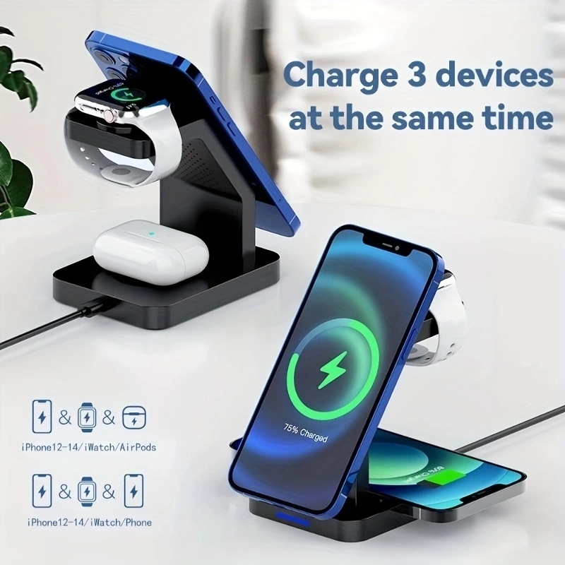 15W 4 In 1 Wireless Chargerสํา - Smartwatch X12 บทวิจารณ์และราคา