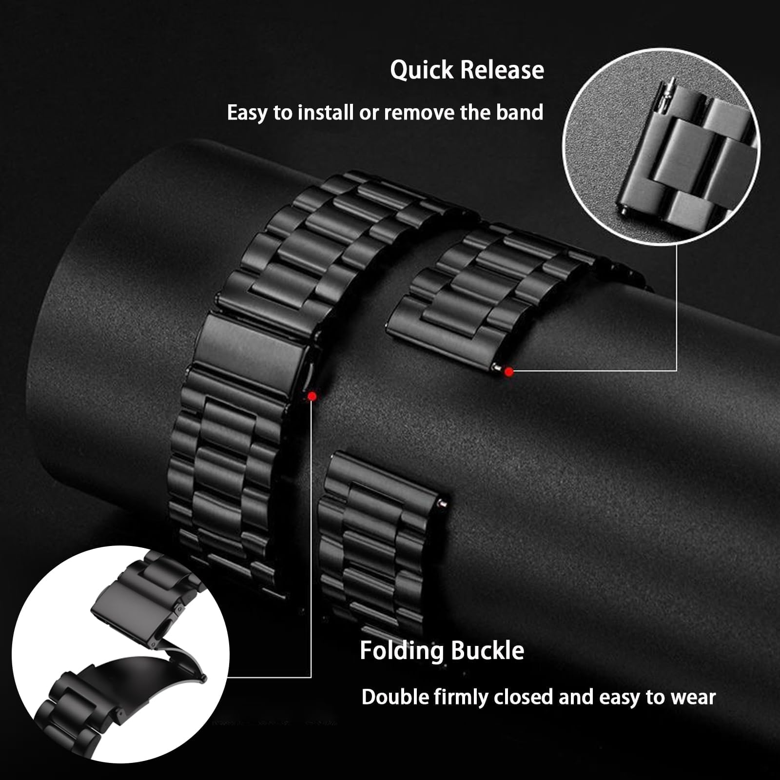 สายนาฬิกาสแตนเลสสตีล ขนาด 18 ม - Motorola Smartwatch Accessories บทวิจารณ์และราคา
