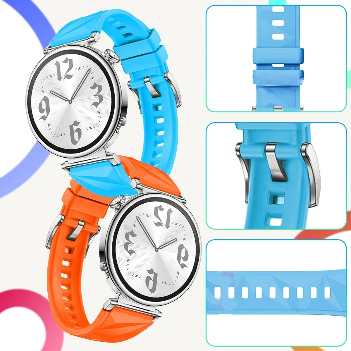 สายรัดข้อมือผู้หญิงขนาด 18 มม. - Motorola Smartwatch Accessories บทวิจารณ์และราคา