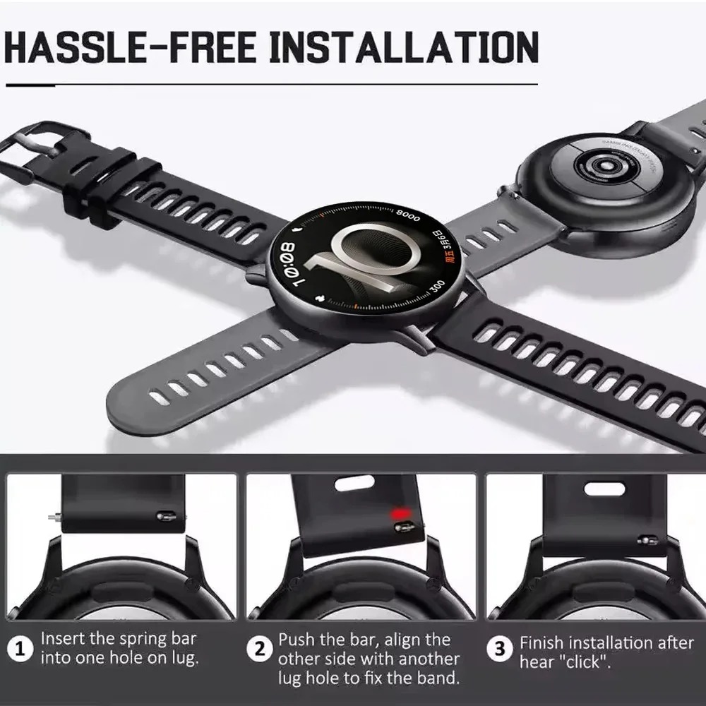 20 มม.22 มม.สายซิลิโคนสำหรับ O - Smartwatch X2 บทวิจารณ์และราคา