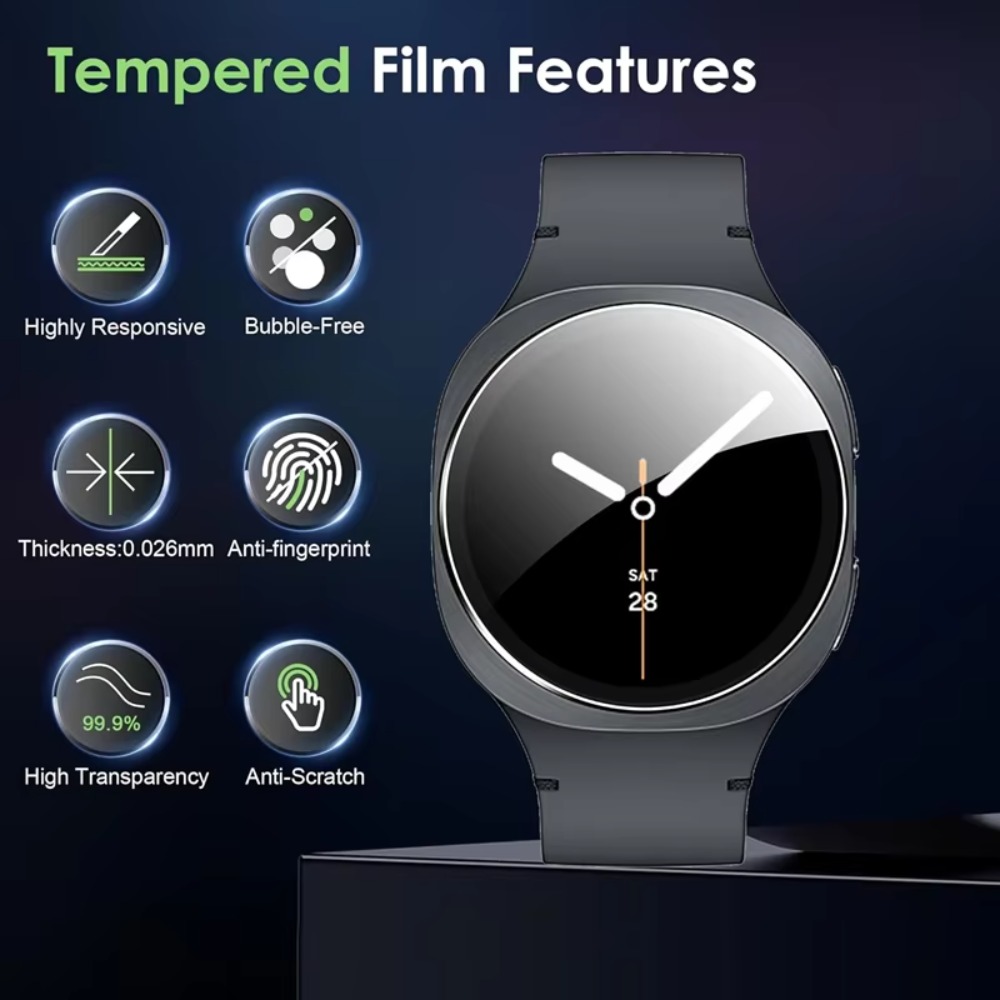 ฟิล์มกระจกนิรภัยติดง่าย สำหรับ - Samsung Smartwatch Accessories บทวิจารณ์และราคา