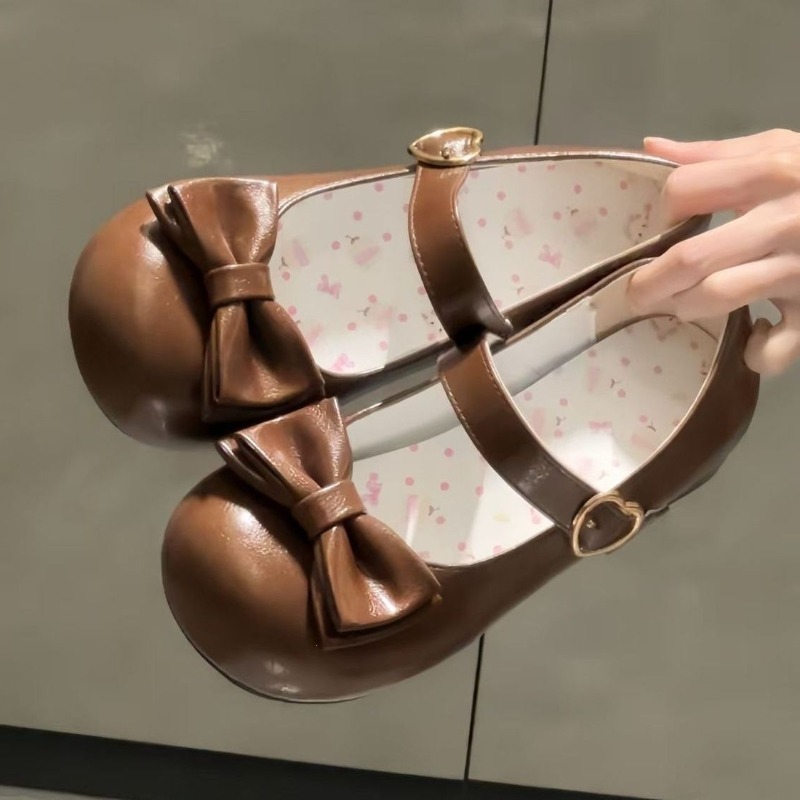 รองเท้าสไตล์โลลิต้าแบบหวานน่าร - Leather Classic Strap บทวิจารณ์และราคา