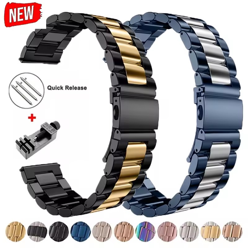 22 มม.20 มม.สําหรับ Samsung Ga - Motorola Smartwatch Accessories บทวิจารณ์และราคา