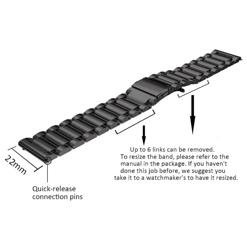 22 มม.20 มม.สําหรับ Samsung Ga - Motorola Smartwatch Accessories บทวิจารณ์และราคา