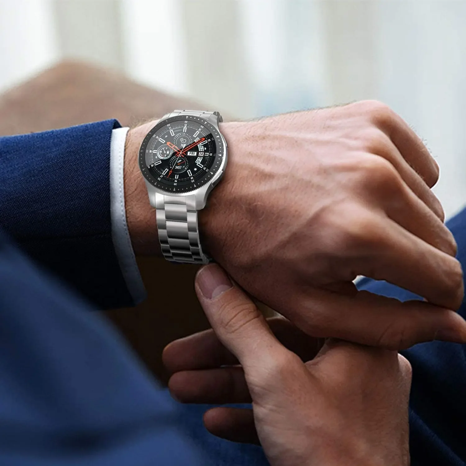 22 มม.20 มม.สําหรับ Samsung Ga - Motorola Smartwatch Accessories บทวิจารณ์และราคา