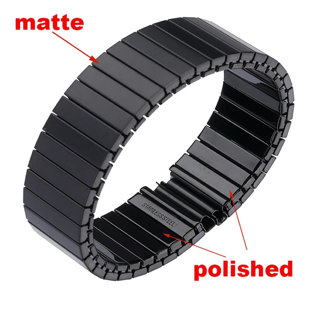 สแตนเลสสตีลยืดยืดสาย 14 มม.16  - Motorola Smartwatch Accessories บทวิจารณ์และราคา