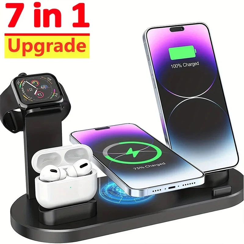 7 In 1 Wireless Charger Stand  - Smartwatch X12 บทวิจารณ์และราคา