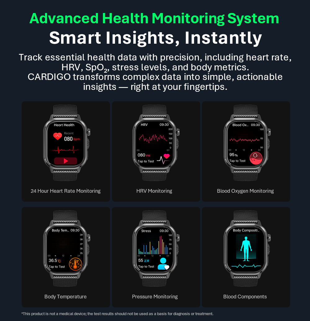 VALDUS CARDIGO สมาร์ทวอทช์ตรวจ - Smartwatch Custom บทวิจารณ์และราคา