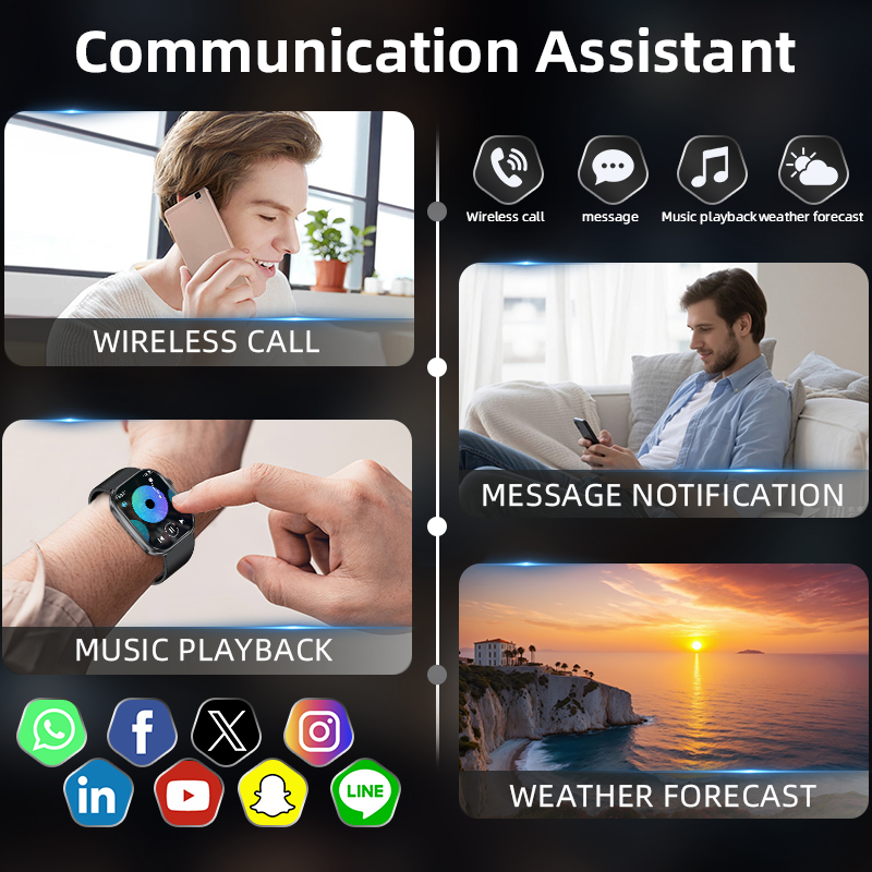 LIGE สมาร์ทวอทช์สำหรับผู้หญิง  - Smartwatch Custom บทวิจารณ์และราคา