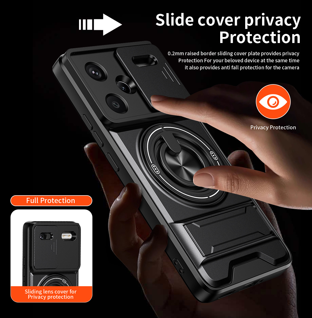 เคสโทรศัพท์แบบเลนส์สไลด์สำหรับ - Xiaomi Redmi Note 13 บทวิจารณ์และราคา
