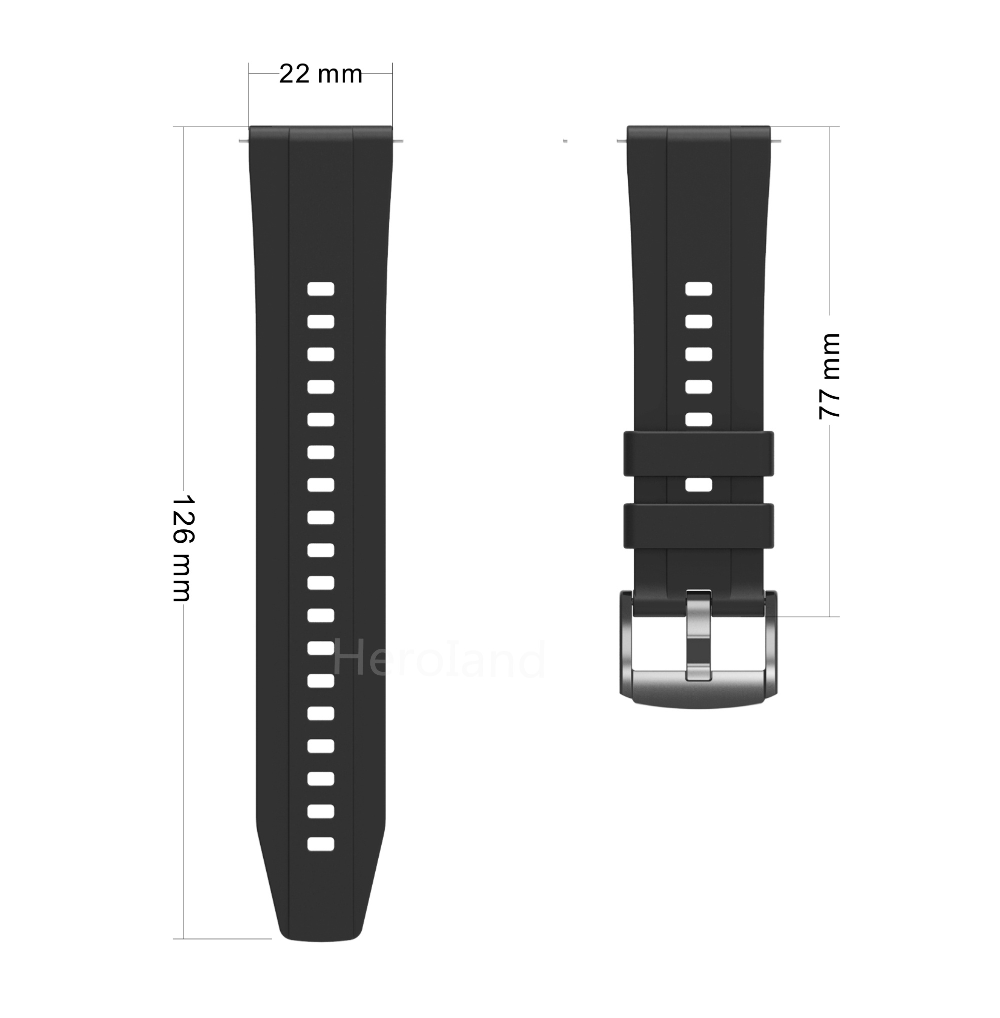 สายนาฬิกา 22 มม. สำหรับนาฬิกาห - Motorola Smartwatch Accessories บทวิจารณ์และราคา